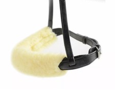 HY Faux Fabric Nose Band Sleeve In Cream. BNIB. One Size.