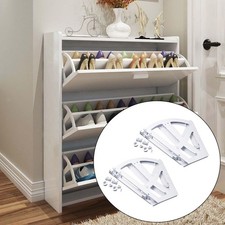 2x Shoe Cabinet Flip Frame