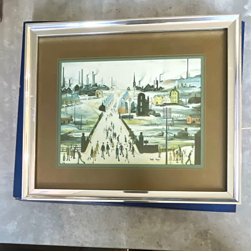 Lowry print the canal - print.,