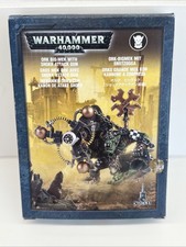 Warhammer 40k Ork Big Mek with Shokk Attack Gun Metal Unassembled