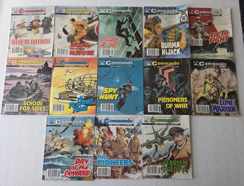 Commando war comics - war, job