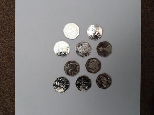 Isle man 50p collectors - of,