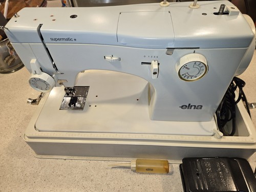 Vintage elna supermatic sewing - supermatic,