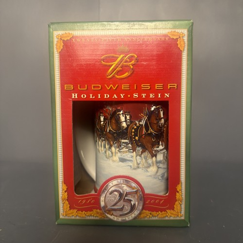 Budweiser 2004 holiday stein - budweiser,