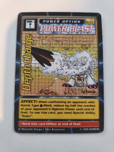 Depth charge power blast - charge,