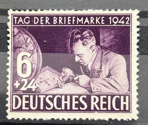 1942 german stamp - 1942, mi:dr