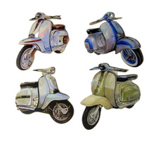 Scooter Plaque Set - Vespa