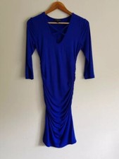 Isabella Oliver maternity Size 2/UK 10 stretchy dress - Blue