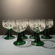 6 Luminarc Green Beehive Stem