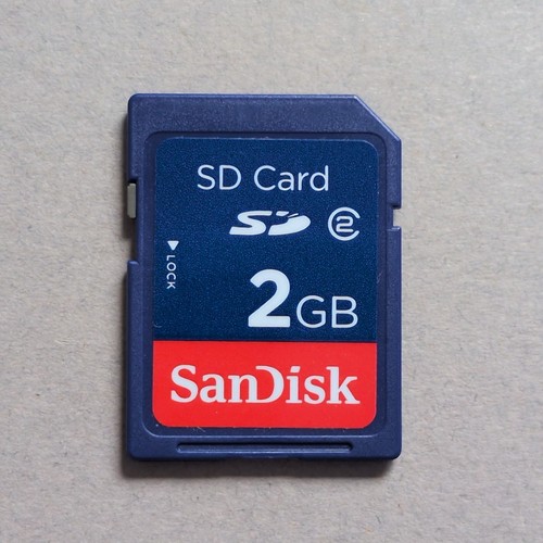 2gb sandisk memory - sd, card