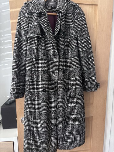 Laura ashley belted tweed wool - belted,