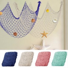 Fishing Net Decor Wall Hanging Fishnet Sea Themed Fishnet For Home Photo Display