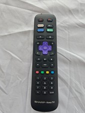 Genuine Sharp Roku RC-NWIR TV remote  Netflix/Prime Video/Apple TV+/Spotify