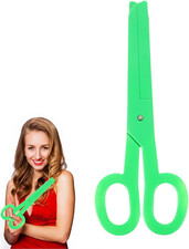 Giant Clown Scissors Prop for Carnival Accessories and Stage Performance, Green 