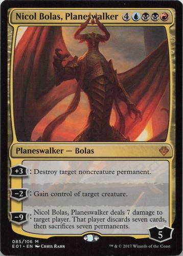 Nicol bolas planeswalker - planeswalker, m