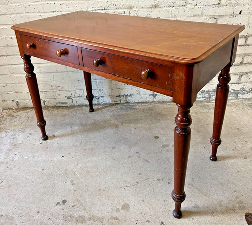 Antique victorian mahogany two - antique,