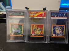 Artbox 1999 Pokemon Stickers - ACE 9 Trio - Charizard ?Venusaur ?Blastoise ?