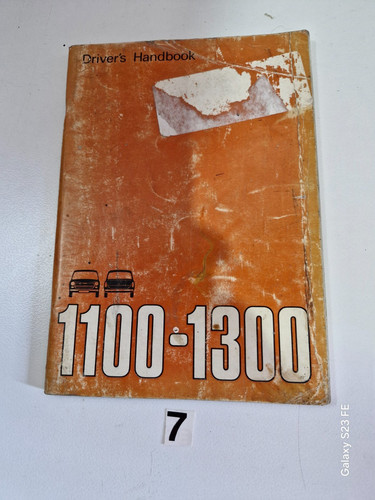 Austin 100 1300 owners manual - 1300,
