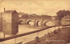 BR81887 chester dee bridge and mill  uk