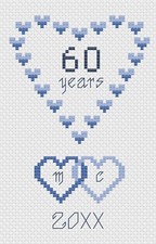 Diamond Wedding Hearts