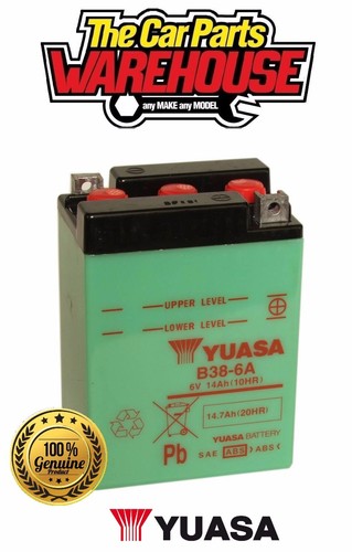 Yuasa b38 motorcycle atv - b38-6a,