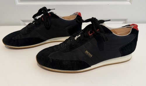 Hugo boss trainers black - boss, black/red