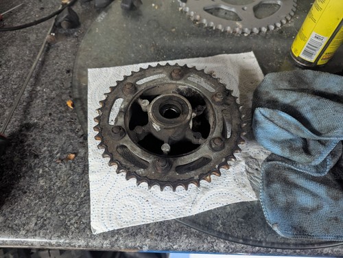 Rear wheel hub for - wheel, ybr