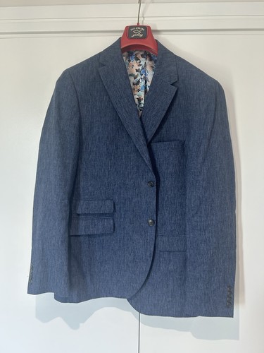 Zara men suit - men, blue