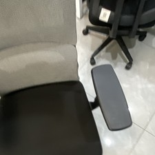 Gray Mesh Back Office Desk