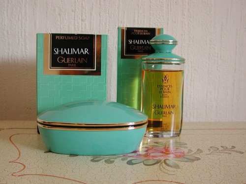Rare set guerlain shalimar - set,
