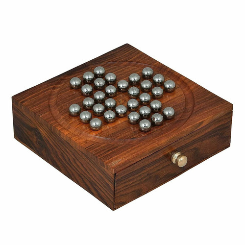Wooden handcrafted solitaire - wooden,