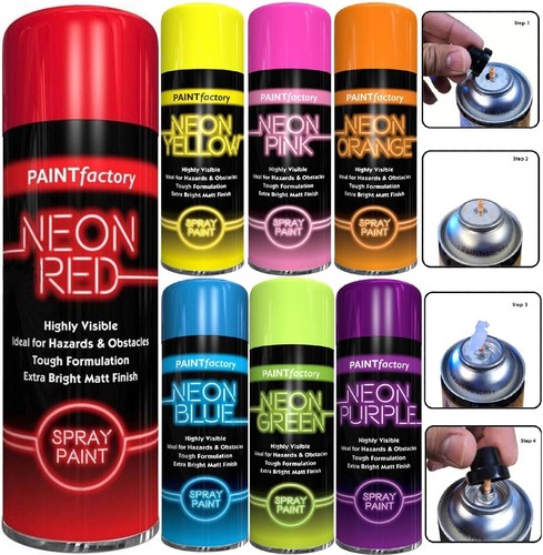 Fluorescent neon spray - fluorescent,