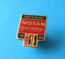 1990 NISSAN World Challenge of TAMPA Speedway Pin Badge. Used