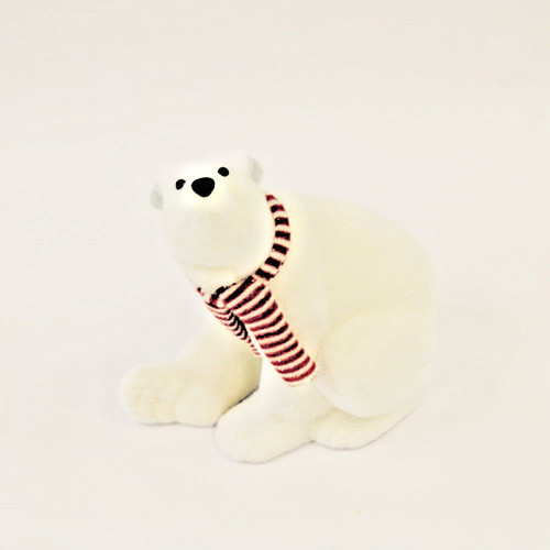 Christmas polar bear - bear, with