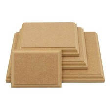 Wooden mdf rectangle plaque - wooden,