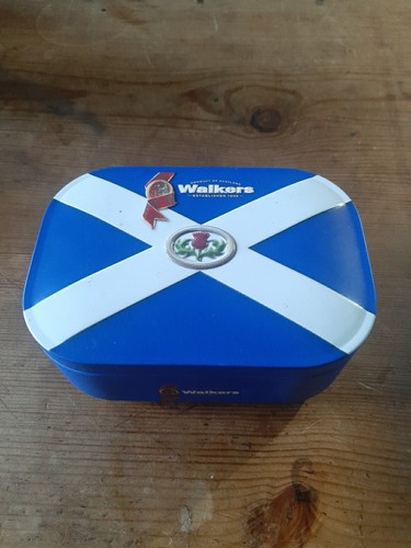 Walkers shortbread saltire tin - shortbread,