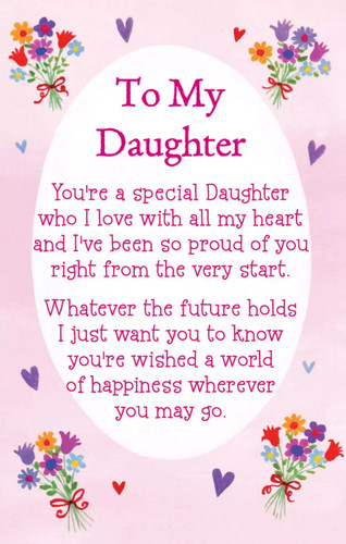 Daughter heartwarmers - my,