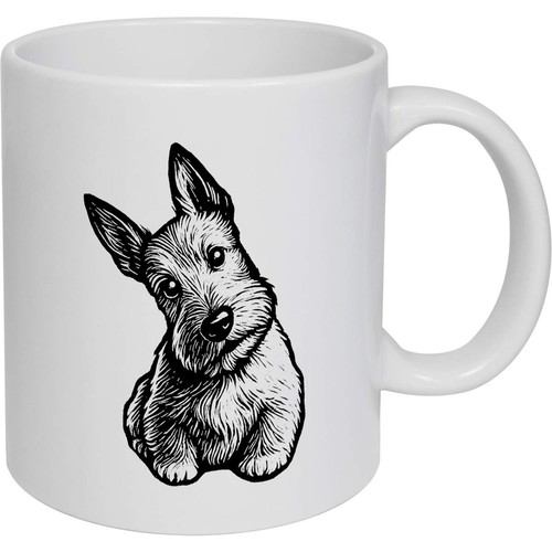 Scottish terrier sitting - 'scottish, sitting'