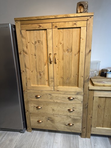 Kitchen larder unit handmade - kitchen,
