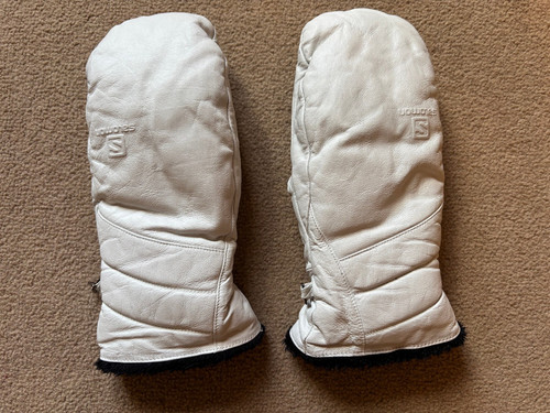 Salomon ladies white leather - white,