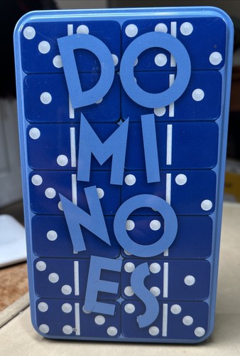 New blue dominoes set - blue, a