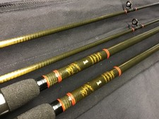 Vintage Kevin Maddocks 11ft dual Taper 1 carp rods by Simpsons of Turnford
