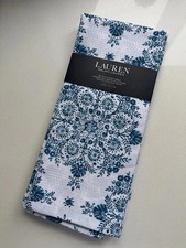 Lauren Ralph Lauren Kitchen Towels – Set of 2 – Blue Floral Medallion
