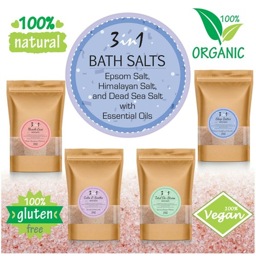 3in1 sceneted bath salts salt - 3in1,