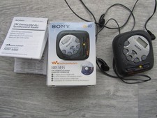 SONY WALKMAN SRF-M35 FM/AM RADIO,BOX,EARPHONES,INSTRUCTIONS