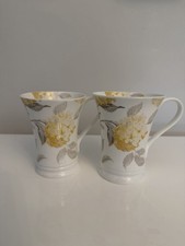 Laura Ashley Camomile Hydrangea Bone China Mug