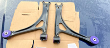 AUDI TT 99-06 GENUINE FRONT LOWER CONTROL ARMS / WISHBONES + POLY BUSH