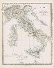 ITALY Antique Map by J&C