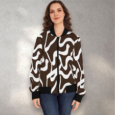 Trendy Women's Bomber Jacket