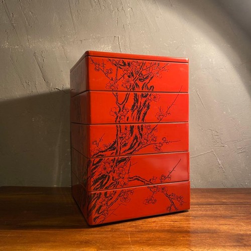 Wajima lacquer five tier - wajima,